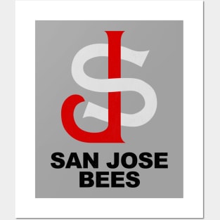 Classic San Jose Bees Baseball 1962 Posters and Art